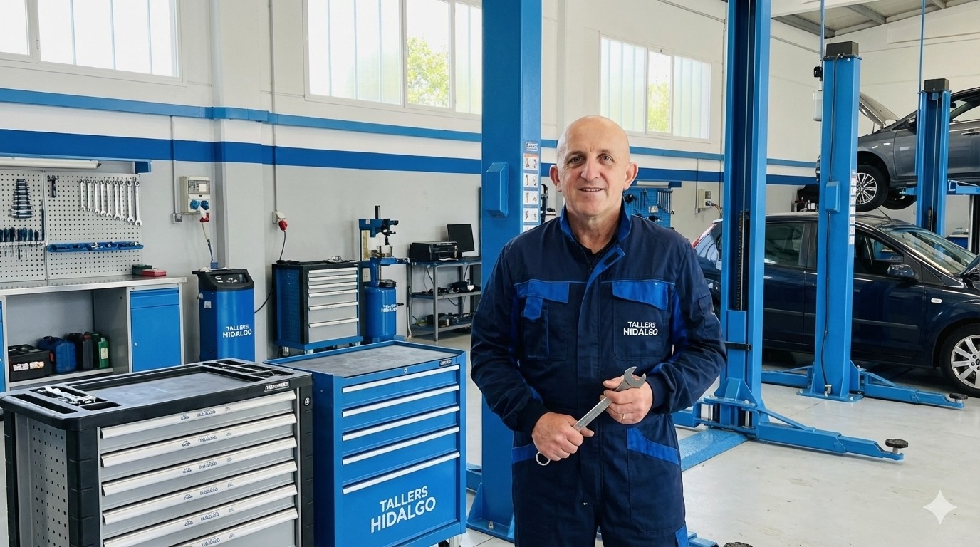 Mecànic al taller Tallers Hidalgo